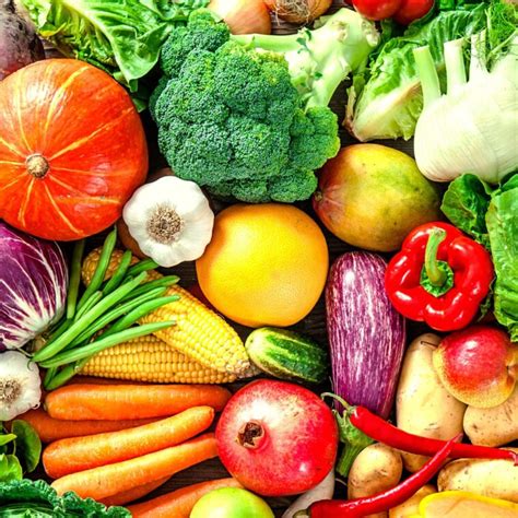 20 Frutas o Verduras que empiezan con la letra V.